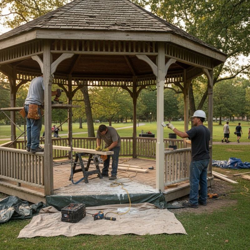 Gazebo Enclosure Installation